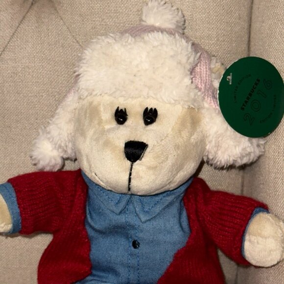 RETIRED Starbucks 2016 Bearista Girl Bear Home for Holiday 118th Limited Edition - Picture 8 of 8